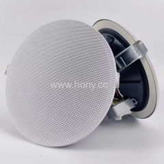 Frameless Steel Basket Commercial Ceiling Speakers