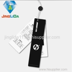 Custom PVC Transparent China Hang Tag Price Tag for Garment