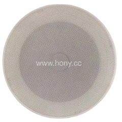 Frameless Commercial Ceiling Speakers with 70 V/100 V line volltage transformer