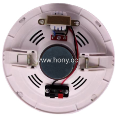 Frameless Commercial Ceiling Speakers with 70 V/100 V line volltage transformer