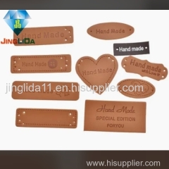 Custom PVC Transparent China Hang Tag Price Tag for leather