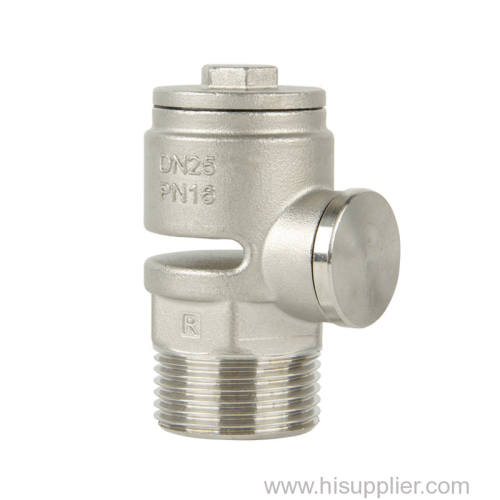 SS304 SS316 Stainless Steel Vacuum Valve 1/2" BSPT SS304 Anti-siphon Vacuum Breaker