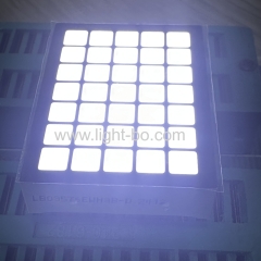 square dot matrix; led dot matrix; 5*7 dot matrix; dot matrix led ;white led dot matrix