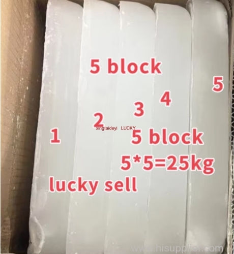 5 BLOCK paraffin wax carton packig