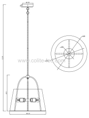 Chantilly Pendant Drum Chandelier