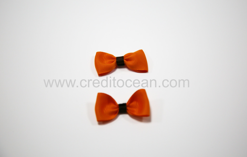 Finished ribbon bow sample