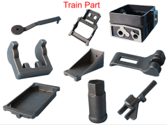 Custom Ductile Iron Casting Services for Bullet Train Railway Machinery Hardware Fittings