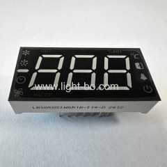 Multicolour 3 Digit 12.7mm 7 Segment LED Display Common Anode for Regrigerator Controller