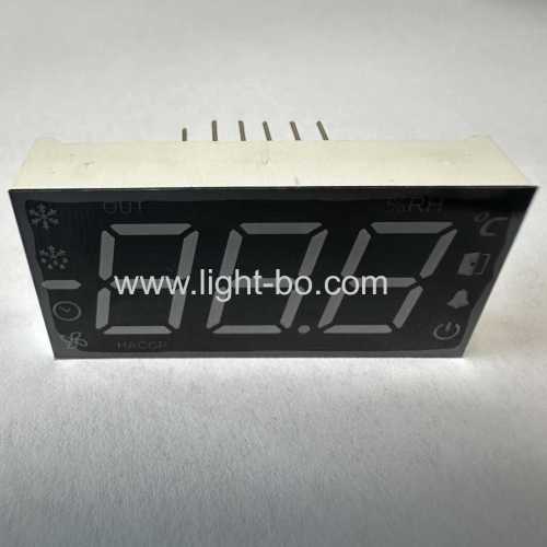 Multicolour 3 Digit 12.7mm 7 Segment LED Display Common Anode for Regrigerator Controller