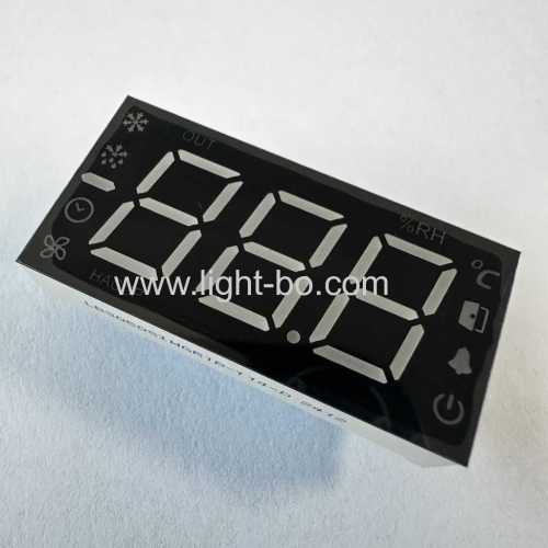 Multicolour 3 Digit 12.7mm 7 Segment LED Display Common Anode for Regrigerator Controller