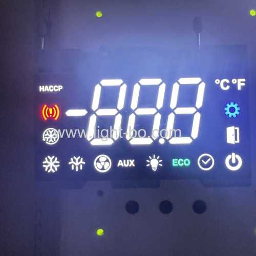 Multicolour 3 Digit Big Size 7 Segment LED Display Common Anode for Cold Room Controller