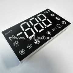 Multicolour 3 Digit Big Size 7 Segment LED Display Common Anode for Cold Room Controller