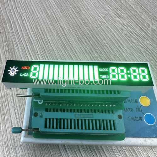 Pure Green/ White / Red 7 Segment LED Display Module common cathode for Kitchen Hood