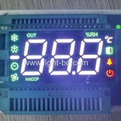 Многоцветный 3-значный 12,7 мм 7-сегментный светодиодный дисплей с общим анодом для контроллера холодильника