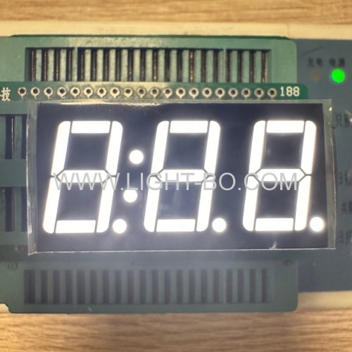 clock display;3 digit display;white display led;white clock display; 7 segment; custom display;white display