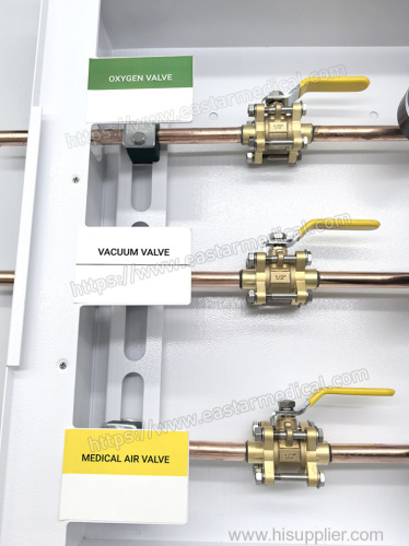 Medical Gas Area Zone Valve Box for hospital Oxygen VAC And Air Gas