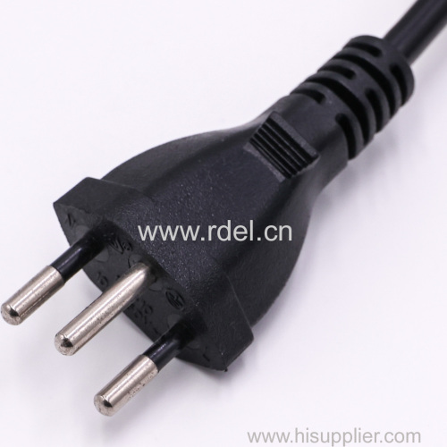 INMETRO approved brazil 12v power supply cord with IEC