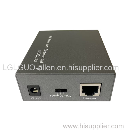 POE splitter standard IEEE802.3BT three-stage 12/19/24V switchable voltage