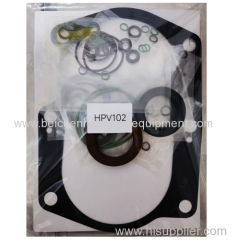 Hitachi HPV102 hydraulic pump parts replacement