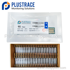 PLUSTRACE Single-use temperature data logger with automatic PDF report.