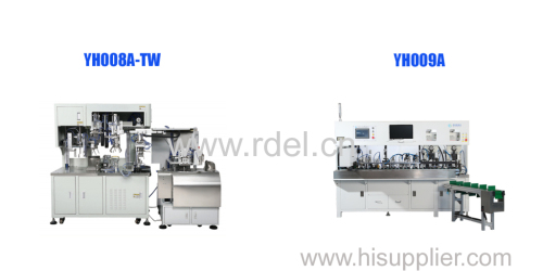 Automatic double head plug crimping machine lines