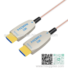 OEM Factory Wholesale 8K HDMI2.1 Fiber Optical Cable 48Gbps AM to AM for RTX3090 PS5 Xbox Series X Roku/Fire/Sony/LG