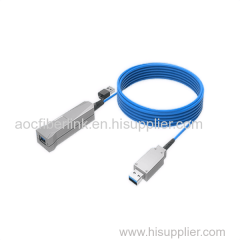 OEM Factory Wholesale USB3 Fiber Active Optical Extension Cable type-A Male to Female for KVM CCTV and Machine Vision Ca