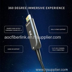 OEM Factory Wholesale 8K/60Hz Fiber Optic HDMI 2.1 Cable for RTX3090 PS5 Xbox Series X Roku/Fire/Sony/LG CX TV