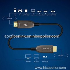 OEM Factory Wholesale 8K/60Hz Fiber Optic HDMI 2.1 Cable for RTX3090 PS5 Xbox Series X Roku/Fire/Sony/LG CX TV