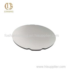 14-inch Round Fluted Pizza Stone with Metal Handles Available in Multiple Sizes and Shapes