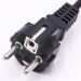 Europe type VDE extension cords standard power cable schuko male plug insert with female plug