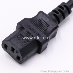 Europe type VDE extension cords standard power cable schuko male plug insert with female plug