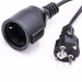 SCHUKO POWER EXTENSION CORDS WITH COVER SPRING