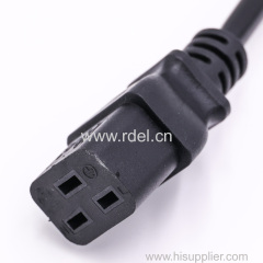 POWER CORD SET C13 C14 C15 ANGLED