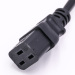 POWER CORD SET C13 C14 C15 ANGLED