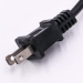 PSE/JET approved 110v ac power cable japan 2-pin plug