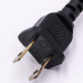 PSE/JET approved 110v ac power cable japan 2-pin plug