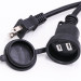 PSE/JET approved 110v ac power cable japan 2-pin plug