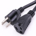 USA approved nema 5-15 plug to iec c13 connector power cord