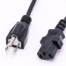 US 3 pin plug Nema 5-15P Male to 5-15R Female Extension Cord