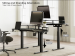 Office furniture computer height adjustable electric desk sit stand desk electric frame lifting smart desk