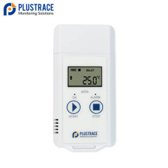 PLUSTRACE Multiple use LCD Temperature and Humidity Data logger.