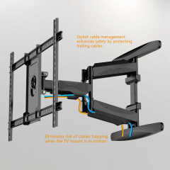 Hot Sale Full Motion 600x400 VESA TV Wall Bracket TV Mount