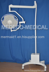 V Medical Surgery ICU Room Mobile Type 500 LED Surgical Operation Lamp With Battery