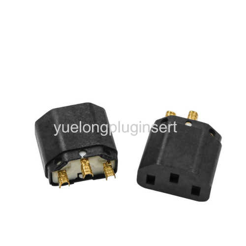 Black Plug insert socket insert IEC 60320 C13 Insert