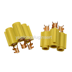 Yellow Plug insert socket insert IEC 60320 C7 Insert