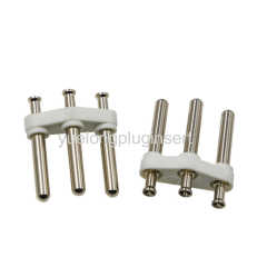 XY-A-063-1F White Brazil Plug insert Inmetro Approved solild 3pins