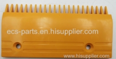 Yellow Plastic Right Escalator Combplate