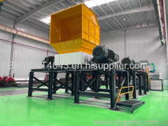 Tire Scrap Shredder Waste Tyre Shredding Recycling Machine