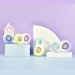 Classical Stationery Gradient Color Correction Tape Durable PET Whiteout Tape